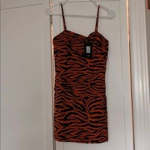 Tiger print dress, never worn